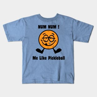 Me Like Pickleball Cartoon Kids T-Shirt